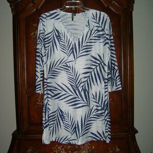 Portocruz Swimsuit Cover-Up, 3/4 Sleeve, Size L, EUC